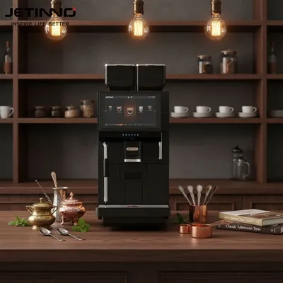 How do I use the milk frother on my Espresso Maker?