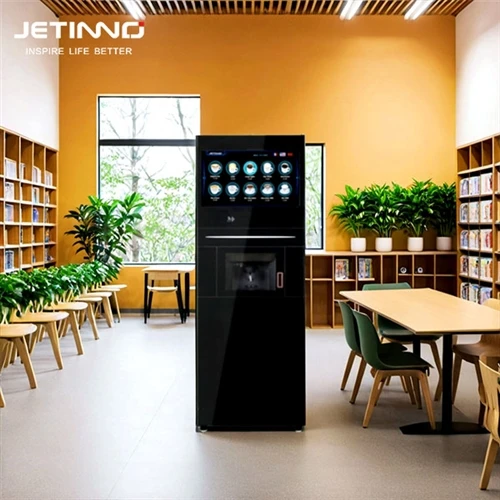 Can a commercial bean to cup coffee machine be used in an office cafeteria?