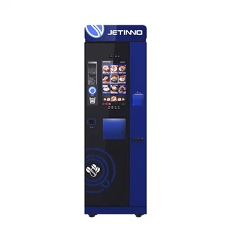 Does a fully automatic coffee vending machine have a built - in grinder?